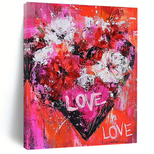 Romantic Heart of Love Art for Bedroom & Wedding Venue STSC680