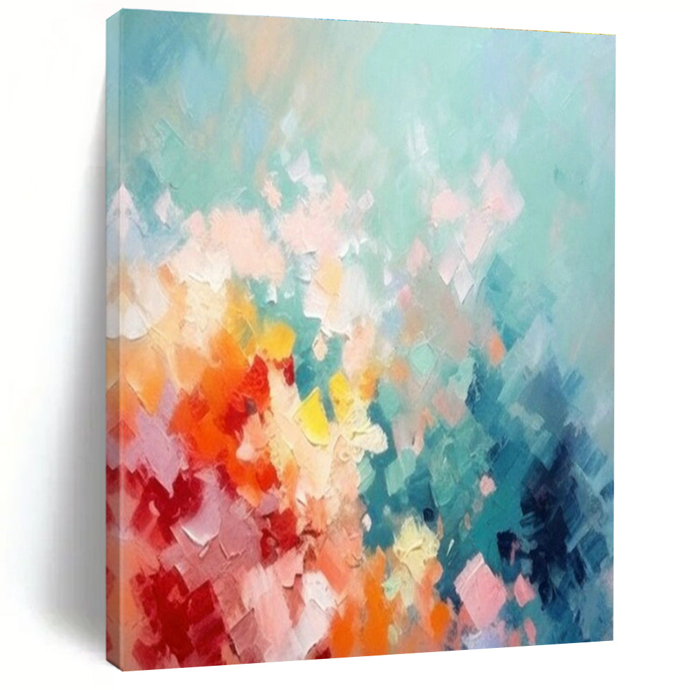 Colorful Abstract Art for Family - Friendly Community Center & Art - Loving Playroom DLZ1928