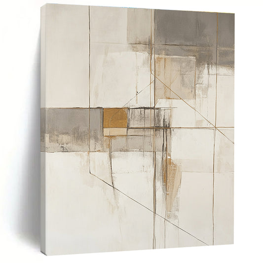 Minimalist Geometric Abstract for Modern Office & Scandinavian Home STSC620