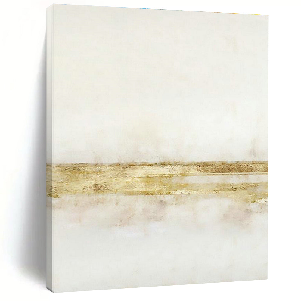 Gold - Striped Abstract Art for Luxury Hotel Lobby & Glamorous Dining Room DLZ2238
