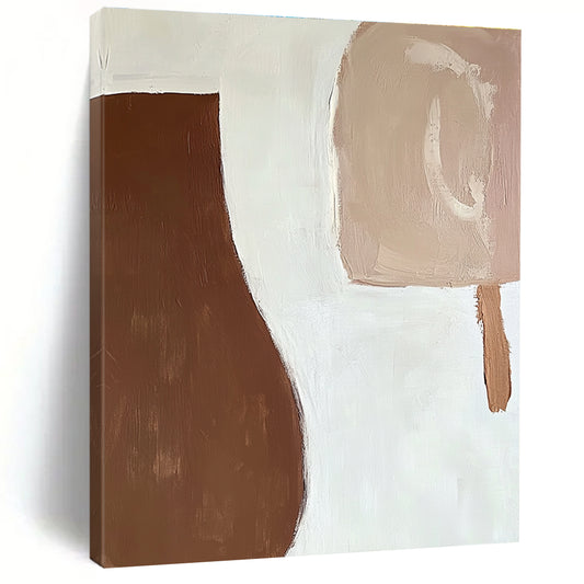 Minimalist Browns Art for Hallway & Guest Room STSC694