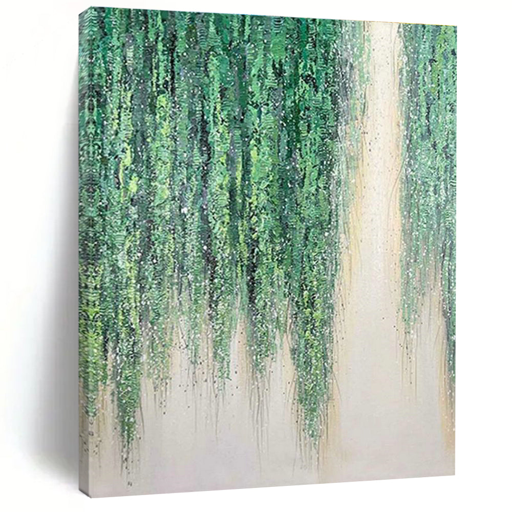 Green Hanging Vines Art for Botanical Garden Café & Nature - Loving Home DLZ2206