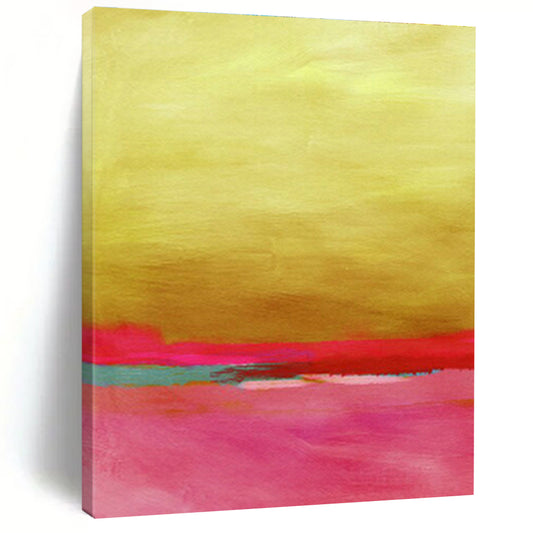 Gold - Pink Abstract Art for Art Gallery & Creative Studio DLZ0676