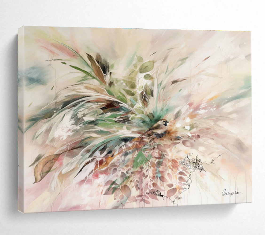 Bird in Grass Art for Nature - Inspired Reading Nook DLZ2919
