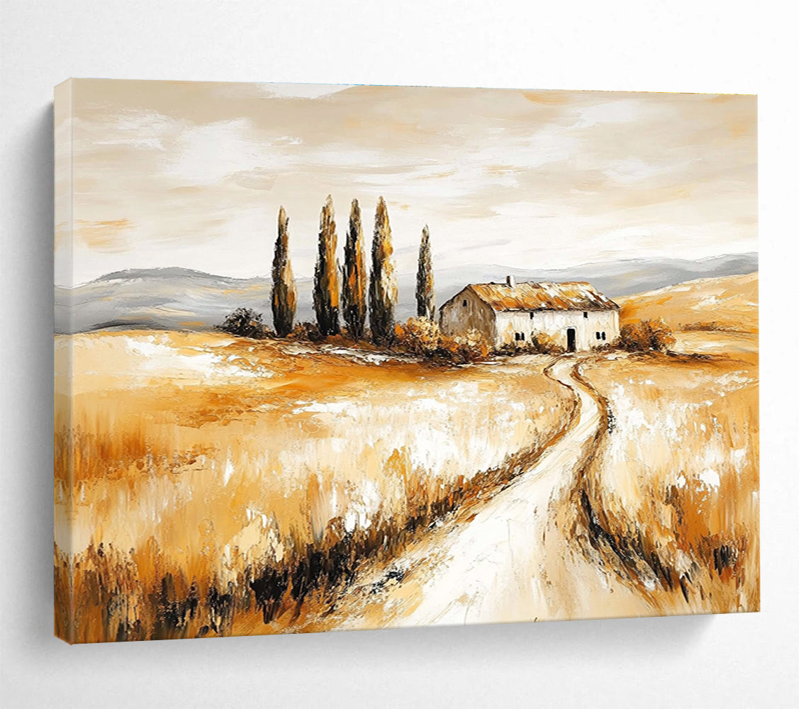Rustic Tuscan Art: Enrich Farmhouse & Mediterranean - Style Home SC543