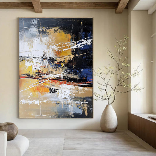 Vibrant Abstract Expressionism for Creative Agency & Urban - Themed Bar STSC766