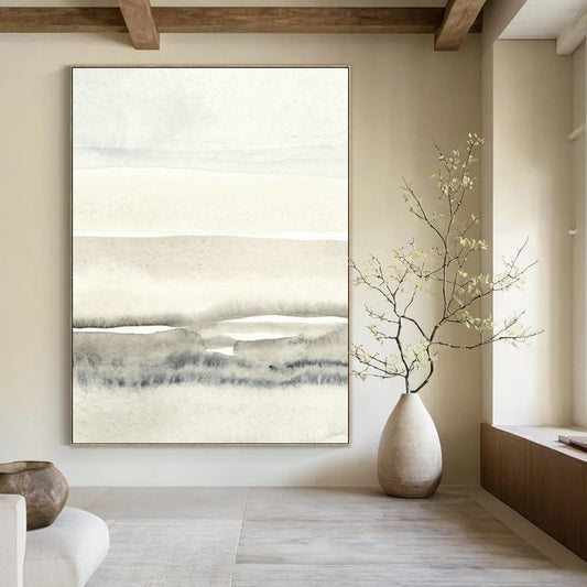 Light Ink - Tone Watercolor Art for Nature - Lover’s Library & Spa Waiting Area DLZ0715