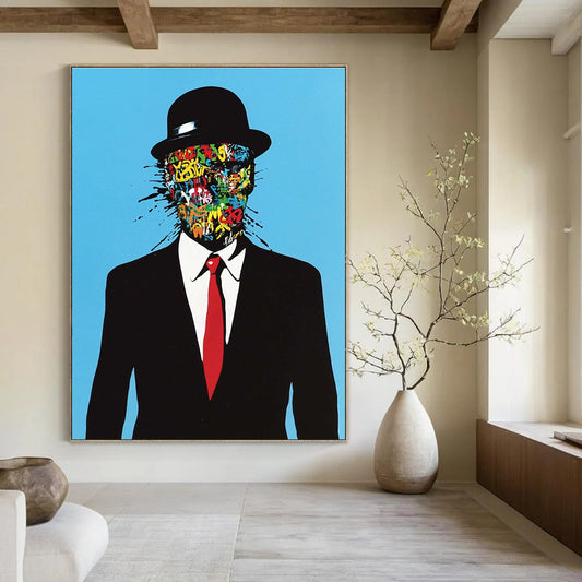Graffiti - Faced Man Art for Urban Home Loft & Street Art Gallery STSC1056