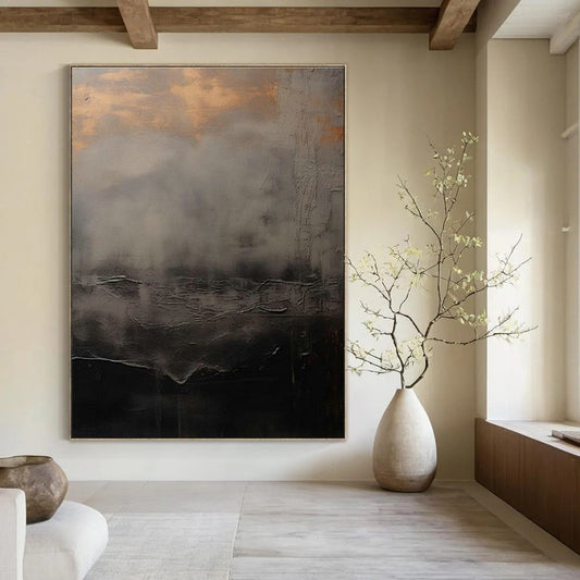 Misty Landscape Art for Luxury Spa & Meditation Room DLZ2362