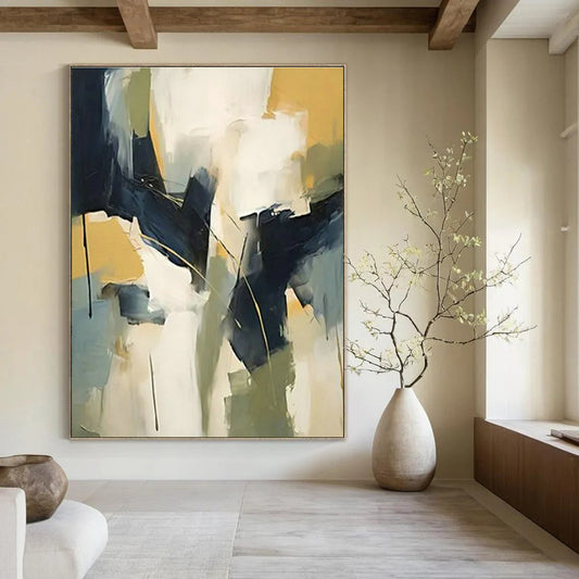 Color Block Interweave Art for Contemporary Kitchen & Design Studio DLZ1714