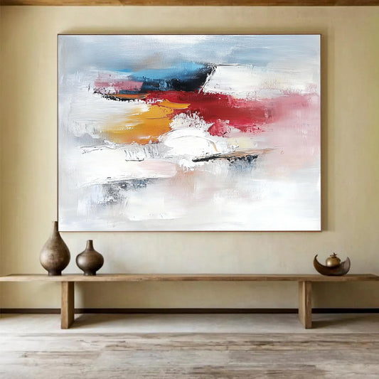 Soft Color Abstract Art for Feminine Boudoir & Calming Wellness Center SC157