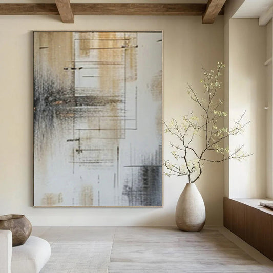 Line - Geometric Abstract Art for Tech - Startup Office & Modern Art Café DLZ0986