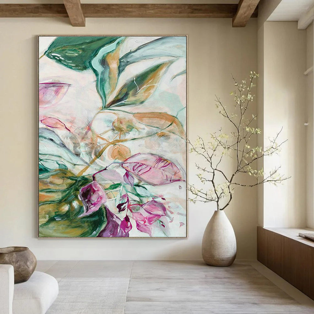 Floral Greenery Art for Boutique Hotel Lobbies DLZ0142