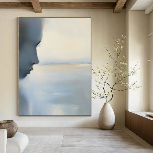 Profile by the Sea for Minimalist Bedroom & Art - Loving Library STSC883
