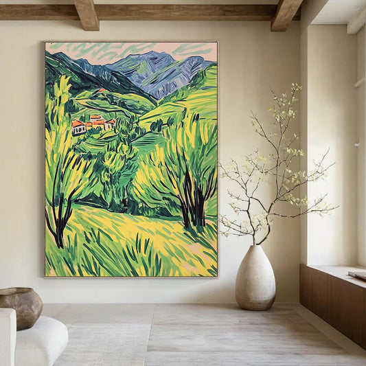 Green Mountain Village for Rustic Home Dining Room & Cultural Art Center STSC1017