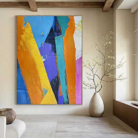 Colorful Geometric Abstract Art for Modern Living Room & Creative Office DLZ1350