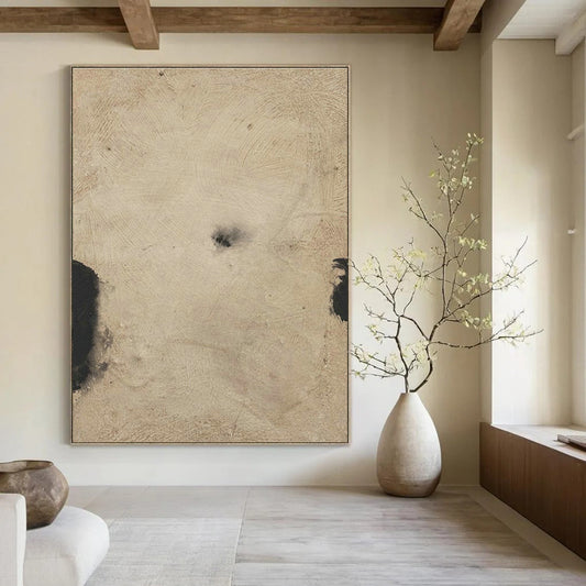 Subtle Abstract Texture Art for Minimalist Living Room & Art - Curator’s Office DLZ1428