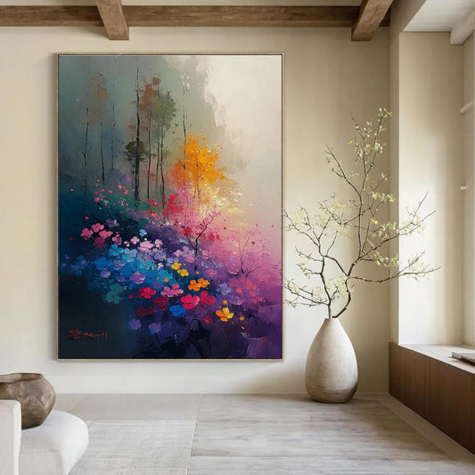 Dreamy Landscape Floral Art for Garden - Themed Restaurant & Romantic Bedroom DLZ2233