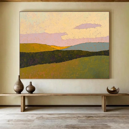 Dreamy Landscape Art for Nursery & Yoga Studio SC578