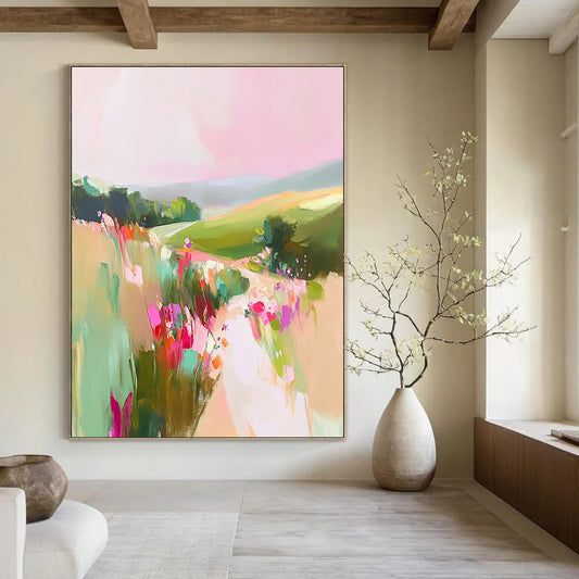 Abstract Landscape Path for Bohemian Garden Party & Nature - Lover’s Home Office STSC1202