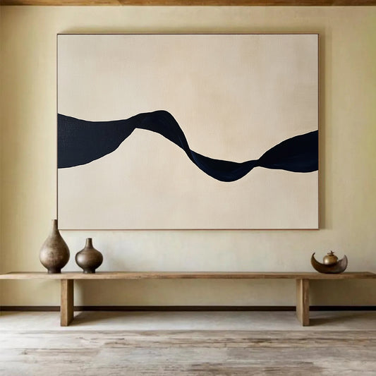 Sophisticated Minimalist Art for Luxury Lounge & High - End Office SC588