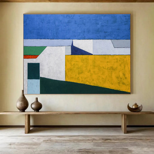 Color - Block Abstract for Contemporary Dining Room DLZ2941