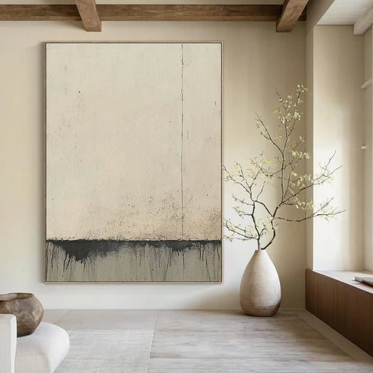 Minimalist Black Drip for Modern Art Gallery & Industrial - Style Office STSC950