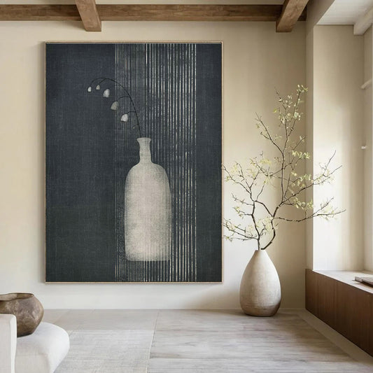 Minimalist Floral Art for Scandinavian Kitchen & Boho - Chic Dining Nook DLZ1373