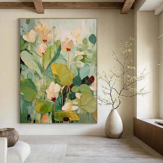 Light - Color Floral Art for Feminine Home Bedroom Boudoirs DLZ0226