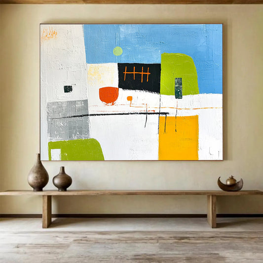 Color Block Abstract Art for Creative Startup Office & Art - Focused Daycare SC099