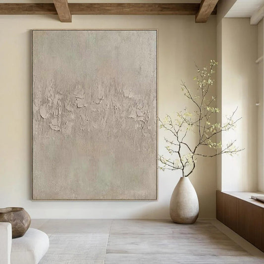 Textured Neutral Art for Spa & Meditation Room DLZ2017