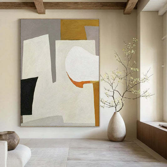 Minimalist Geometric Art for Modern Office Lounge & Scandinavian - Style Home DLZ1500