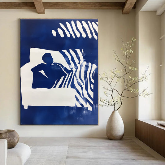 Silhouette on Sofa for Modern Living Room & Art - Themed Lounge STSC1210