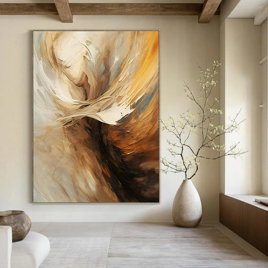 Abstract Figure Art for Art Gallery Exhibition & Bohemian Home Bedroom DLZ1701