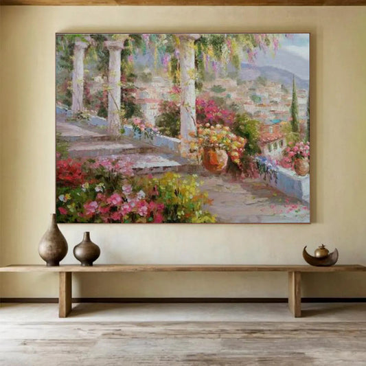 Mediterranean Garden View Art for European - Style B&B DLZ3047