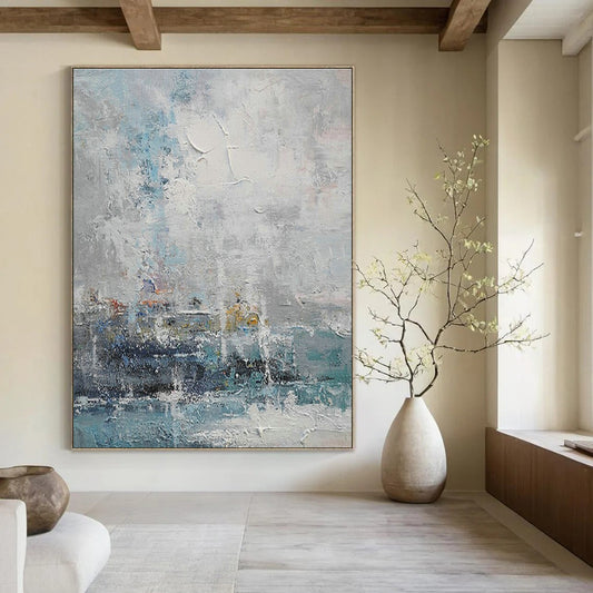 Impressionistic Sea - Scape Art for Coastal Restaurant & Bedroom DLZ2011