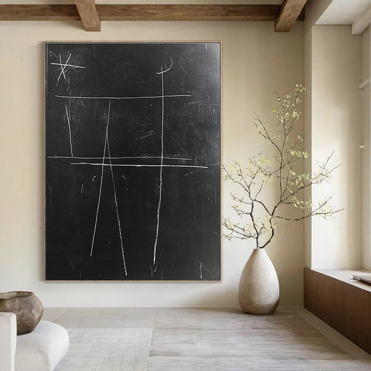 Chalk Drawings on Blackboard Art for School Classroom & Nostalgic Café STSC1061