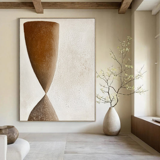 Minimalist Vase Art for Sleek Living Room & Contemporary Art Gallery STSC1239