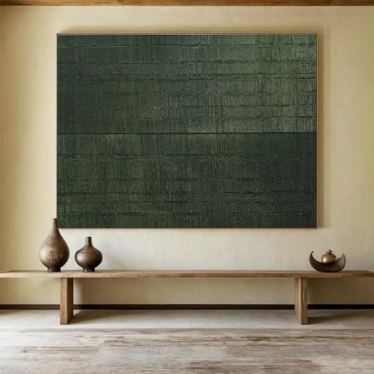Textured Dark Green Abstract for Forging a Nature - Connected Library Sanctuary DLZ3040