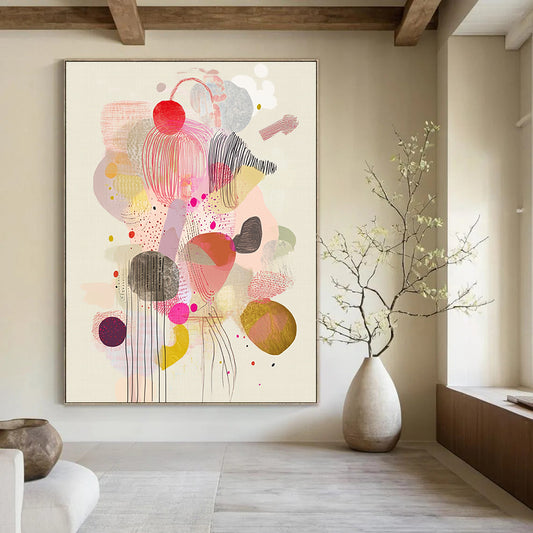 Colorful Abstract Shapes for Vibrant Playroom & Art - Loving Lounge STSC1234