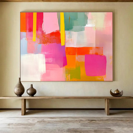 Bright Color - Block Abstract Art for Kids’ Playroom & Creative Art Studio SC256
