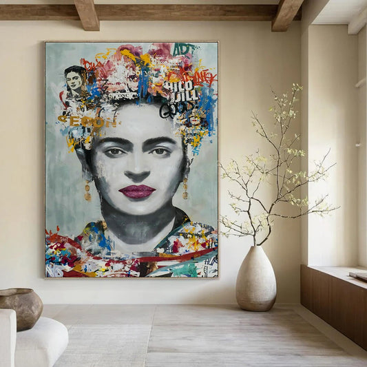 Collage - Style Portrait Art for Bohemian Gallery & Creative Studio DLZ2095