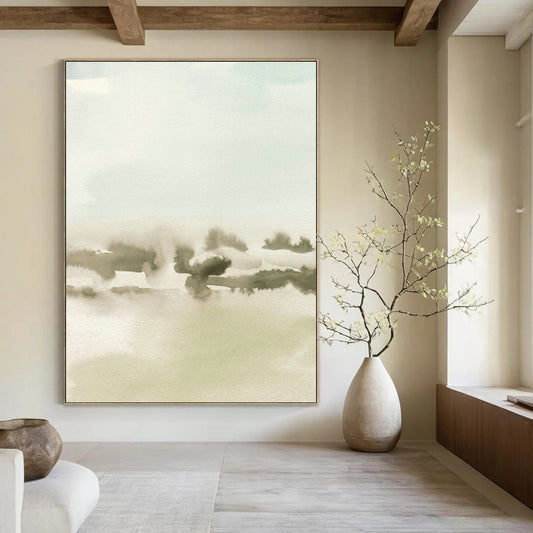 Light - Color Landscape Abstract Art for Living Room & Bedroom DLZ0519