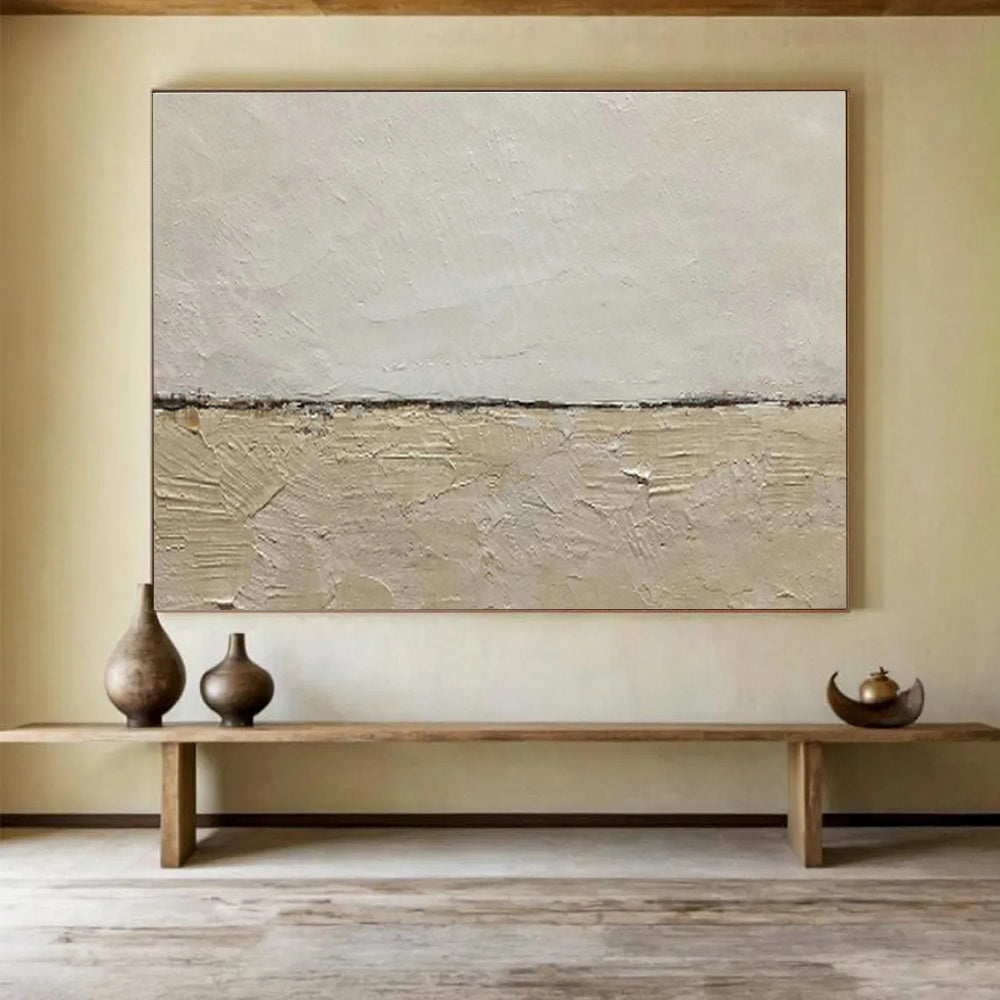 Minimalist Texture - Split Art for Modern Monochrome Hallway DLZ2836