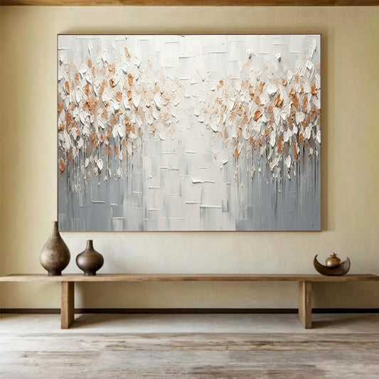 Beige Decorative Abstract Art for Contemporary Entryways DLZ2431