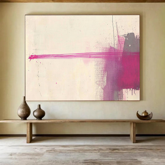 Abstract Pink Strokes Art for Modern Studio & Art Gallery SC550