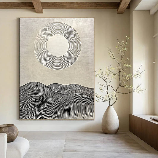 Whimsical Forest Path Art for Bohemian Living Room & Creative Studio STSC1029