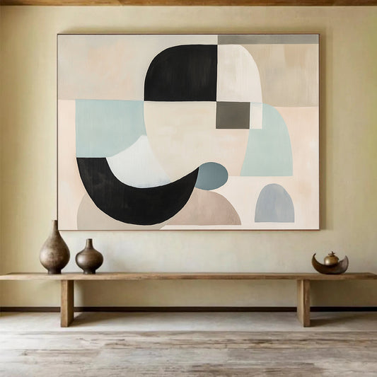 Monochrome Horizon: Ideal for Minimalist Living & Art Gallery Displays SC510