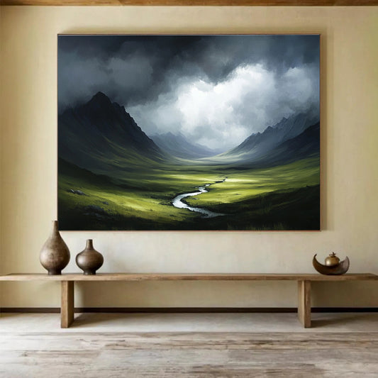 Mysterious Landscape Art for Mountain Lodge & Adventure Shop SC607