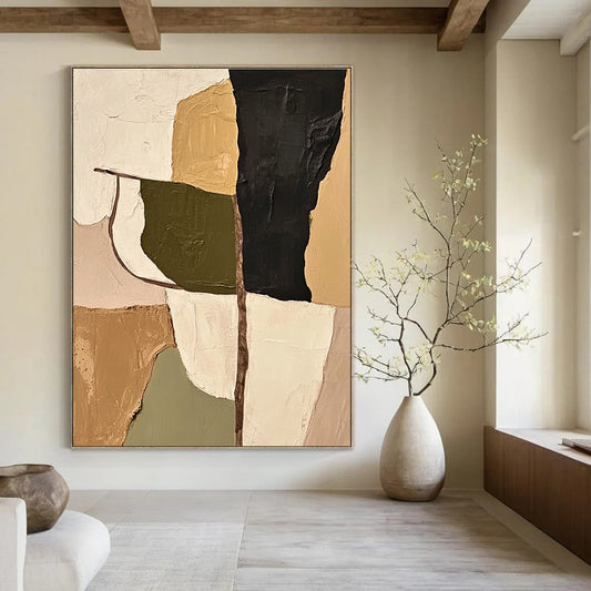 Mixed - Tone Shapes Art for Lounge & Library STSC696